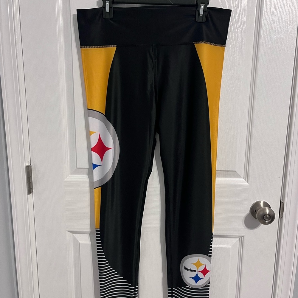 NFL Steelers Black and Gold Leggings